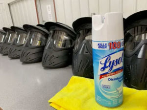 How we disinfect all our equipments